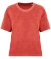 NS328 Native Spirit Ladies Terry Towel T-Shirt Paprika colour image